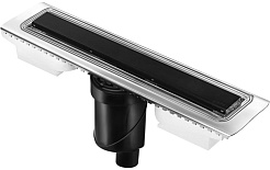 BERGES Wasserhaus Душевой лоток C1 Norma 800 095039 черный матовый – фотография-1